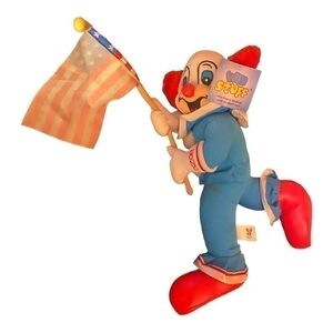 VINTAGE Bozo the clown 14in tall